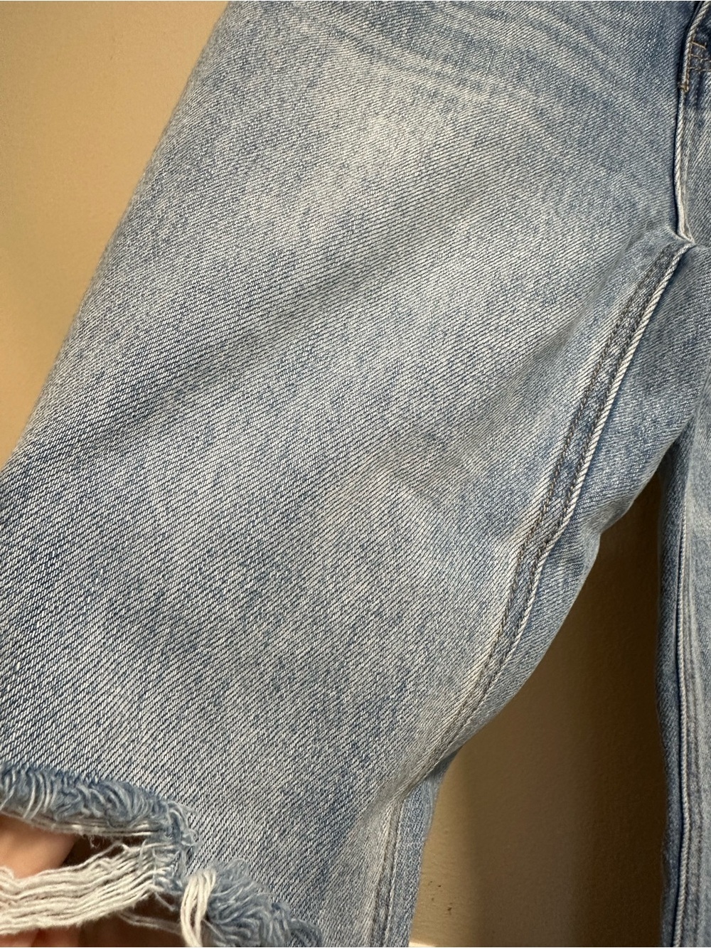 VERVET Women’s 90's Vintage Style Distressed High Rise Flare Jeans - Picture 7 of 13